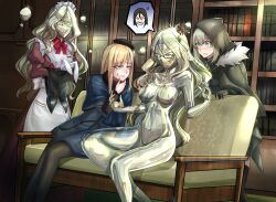  absurdres angry blonde_hair blue_eyes bottomless breasts cleavage fate/grand_order fate_(series) female_only glasses gray_(lord_el-melloi_ii_case_files) ibenz009 large_breasts liquid_metal long_hair lord_el-melloi_ii lord_el-melloi_ii_case_files nude reines_el-melloi_archisorte robot robotization topless trimmau_(fate) waver_velvet 