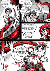  alien anal bottomless carnage_(marvel) comic corruption dialogue enemy_conversion english_text from_behind hypnotized_dom hypnotized_hypnotist ilija_(isaty) maledom malesub marvel_comics max_(maxspite) maxspite monochrome non-binary_dom nude original possession sex slime speech_bubble spider-man_(series) symbiote text twinning yaoi 
