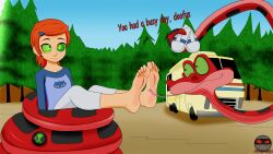 ben_10 feet femsub gwen_tennyson happy_trance hypno_ninja orange_hair short_hair snake text