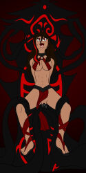  avatar_the_last_airbender black--wave brain_injection breasts brown_hair dark_skin femsub gladiator_sandals happy_trance korra large_breasts legend_of_korra long_hair nickelodeon open_mouth pubic_hair pussy pussy_juice red_eyes sex sweat tentacles tongue tongue_out twintails vaatu vaginal western 
