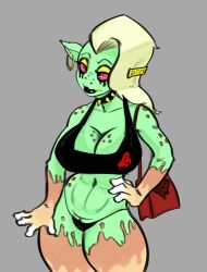 artist_request bimbofication corruption green_skin hypnotized_dom large_breasts lord_dominator spiral_eyes wander_over_yonder