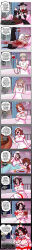  ass bandage before_and_after bite_mark black_hair blood breasts cleavage comic dialogue fangs feminization femsub genderswap glasses harem_outfit heart huge_ass huge_breasts large_hips nurse ruined_life sequence spiral_eyes symbol_in_eyes syringe tears text thetransformistress transformation transgender vampire white_hair wholesome 