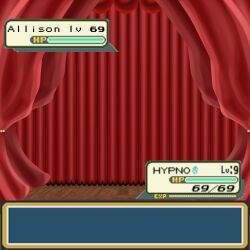  allison_(argonis) animated animated_gif before_and_after breasts coin cow_girl dark_skin femsub glowing glowing_eyes horns hypno katsiika large_breasts nintendo original pendulum pokemon pokemon_(creature) red_hair stage_hypnosis standing standing_at_attention text 