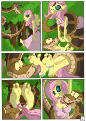 barefoot breasts cleavage coils comic disney drool feet femsub fluttershy foot_worship furry happy_trance horse_girl huge_feet hypnotic_eyes jinkslizard kaa kaa_eyes licking long_hair maledom my_little_pony open_mouth pegasus_girl pink_hair snake the_jungle_book tongue tongue_out wings