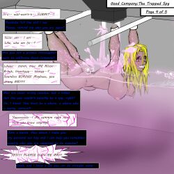 amnesia bimbofication brain_drain corruption english_text femsub goodcompany hypnotic_liquid large_breasts nude resisting restrained sexism text