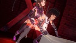  3d alternate_costume animated black_eyes black_hair boots bouncing_breasts brown_hair cum cum_in_pussy drool empty_eyes eye_roll femsub futadom futanari gloves headband high_heels huge_breasts hypnotized_dom jintsu_(kantai_collection) kantai_collection koikatsu! leotard long_hair moawi1 open_mouth opera_gloves penis pubic_hair pussy_juice red_eyes ribbon sex shoes short_hair spread_legs squirting thick_thighs thigh_boots thighhighs underboob video 