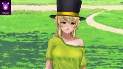 blonde_hair changer_(character) chien_vietnam green_eyes instant_loss multicolored_hair multiple_girls multiple_subs red_hair stage_hypnosis topless video virtual_youtuber voice_acted