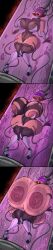  absurdres ameizing_lewds ass ass_expansion bimbofication breast_expansion breasts brown_hair clothed danny_phantom_(series) dialogue english_text female_only femsub helmet huge_breasts maddeline_fenton milf nipples nude open_mouth short_hair solo taimanin_(series) tech_control text tongue tongue_out torn_clothes transformation wide_hips 
