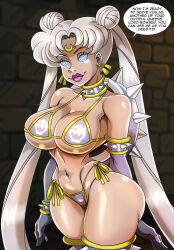  bowser earrings female_only femsub happy_trance large_breasts lipstick long_hair nintendo pov queen_serenity sailor_moon_(series) silver_hair speech_bubble spiral_eyes standing super_mario_bros. text wide_hips zorro-zero 