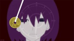  animated animated_gif breasts clock coin monogatari_(series) ougi_oshino pendulum 