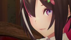  animated azki blush choco_yuzuki empty_eyes expressionless femdom femsub heart_eyes hololive humor hypnotized_dom japanese_audio laplus_darkness official sound stepped_on video virtual_youtuber 