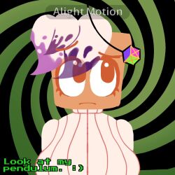  animated anonymous_artist breasts brusha_(dandy's_world) dandy's_world femdom femsub kaa_eyes pendulum sound tagme text vee_(dandy's_world) video 