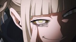  animated animated_eyes_only animated_gif blonde_hair female_only femdom himiko_toga hypnoner_(manipper) hypnotic_eyes kaa_eyes long_hair looking_at_viewer manip my_hero_academia pov pov_sub smile straight-cut_bangs 