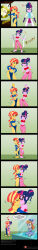  absurdres blonde_hair blush breasts brown_hair chip_n_dale_rescue_rangers cleavage comic crossover dancer dancing equestria_girls female_only femdom femsub furry gadget_hackwrench glasses happy_trance humor hypnotic_audio hypnotized_hypnotist kissing large_breasts long_hair midriff mouse_girl multicolored_hair my_little_pony niban-destikim pink_hair purple_hair red_hair scientist short_hair shrunken_irises size_difference smile straight-cut_bangs sunset_shimmer text trigger twilight_sparkle yuri 
