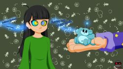 black_hair femsub happy_trance hypno_ninja hypnotic_music kids_next_door loli numbuh_3_(kuki_sanban) text