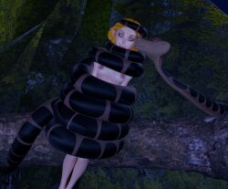  3d blonde_hair braid breasts catalepsy coils disney elf elf_ears happy_trance jungle kaa maledom nintendo nipples pepezacookarooni princess_zelda restrained sleeping smile snake the_jungle_book the_legend_of_zelda topless 