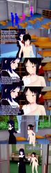  absurdres altered_common_sense angry aware black_hair blackboard body_control breasts classroom clothed collar dialogue english_text femdom femsub kaguya-sama_love_is_war kaguya_shinomiya leash long_hair malesub mass_hypnosis multiple_boys multiple_girls multiple_subs nipples nude red_eyes school_uniform short_hair smile text zenin1 