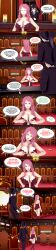  ass black_clover dialogue femsub happy_trance large_breasts long_hair pink_hair possession shico text translation_request vanessa_enoteca 