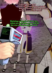  altered_common_sense alternate_costume collar comic corruption dialogue earrings enemy_conversion fairy_tail genderswap goth instant_loss large_breasts midriff minlimarcus natsu_dragneel punkification rock_of_succubus sequence tattoo 