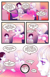 bloof comic consensual dialogue female_only femdom femsub original short_hair text
