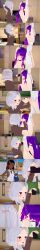  aaliyah_ward_(anoni_hypno) absurdres anoni_(anoni_hypno) anoni_hypno black_hair breasts censored choker closed_eyes clothed confused cum_on_body cum_on_face dark_skin dialogue english_text female_only femsub long_hair mous_carter_(anoni_hypno) multiple_girls multiple_subs nipples nude one_eye_open original phone purple_eyes purple_hair pussy red_eyes school_uniform short_hair spiral spiral_eyes standing_split symbol_in_eyes text time_stop white_hair 