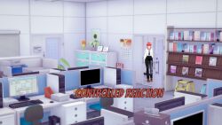 chainsaw_man clothed cover english_text female_only makima_(chainsaw_man) red_hair solo sugus text yellow_eyes