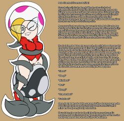  aintsmart breasts caption cunnilingus drool femsub glasses jolene large_breasts manip nintendo oral paper_mario paper_mario:_the_thousand_year_door piranha_plant plant spiral_eyes super_mario_bros. symbol_in_eyes tentacles text vorp_(manipper) 