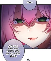 character_request color empty_eyes femdom femsub former_s-rank_adventurers_slow_life happy_trance pink_hair tagme translated