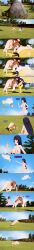  absurdres black_eyes black_hair blonde_hair blue_eyes breasts brown_hair dialogue english_text female_only femsub long_hair mad_jacks may multiple_girls multiple_subs nintendo nipples nude pokemon sabrina short_hair sub_on_sub text white_eyes whitewash_eyes 