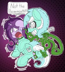  animals_only living_costume lyra_heartstrings my_little_pony plushification socks spiral_eyes tentacles 