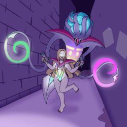  artist_request bare_legs barefoot black_sclera blonde_hair breasts choker cleavage cleavage_cutout feet female_only femsub glowing glowing_eyes happy_trance large_breasts lipstick long_hair looking_at_viewer malamar malamar_outfit mega_malamar nail_polish navel night nintendo oleana_(pokemon) open_mouth pokemon pokemon_(creature) pokemon_legends_z-a pokemon_sword_and_shield sideboob sling_bikini smile toenail_polish wide_hips yellow_eyes 