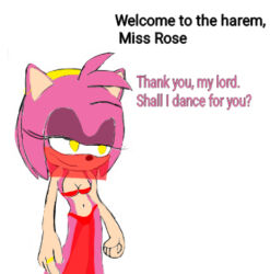  amy_rose artist_request dialogue female_only femsub furry hair_band harem_outfit loincloth navel pink_hair seductive_smile short_hair smile solo sonic_boom sonic_the_hedgehog_(series) source_request standing tagme text veil yellow_eyes 