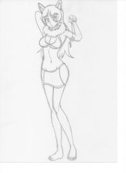  absurdres animal_ears barefoot bikini breasts coin cosplay expressionless feet femsub greyscale hypno kobi94 large_breasts long_hair monochrome nintendo open_mouth pendulum pokemon pokemon_firered_and_leafgreen sabrina sketch spiral_eyes symbol_in_eyes traditional 