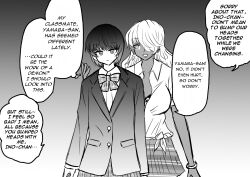  bimbofication corruption dark_skin femdom femsub gyaru happy_trance hard_translated heart_eyes original speech_bubble symbol symbol_in_eyes tattoo text yunhai 