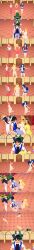  absurdres ash_ketchum black_eyes black_hair blonde_hair blue_eyes blue_hair breasts brown_eyes brown_hair clothed daisy_(pokemon) dancing dialogue english_text femsub food giselle_(pokemon) green_hair grey_eyes horokeu human_furniture lily_(pokemon) long_hair maid maid_headdress maledom misty nintendo nipples nude orange_hair pokemon pokemon_(anime) red_hair short_hair shrunken_irises sisters squatting text tyra_(pokemon) undressing violet_(pokemon) 