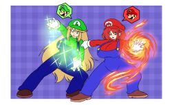    alzul-blue black_eyes blonde_hair breasts brown_hair clothed cosplay costume crossover femsub flame gloves hat huge_breasts long_hair lueduar luigi maledom mario mario_&amp;_luigi_(series) mustache mythra_(xenoblade) nintendo open_mouth possession pyra_(xenoblade) red_eyes red_hair shoes short_hair sparkle story super_mario_bros. super_smash_bros. very_long_hair xenoblade_chronicles xenoblade_chronicles_2 yellow_eyes 
