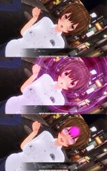  3d brown_hair comic custom_maid_3d_2 drool female_only femsub instant_loss partially_translated policewoman tagme tech_control text translation_request xenon3131_mc 