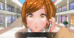 3d brown_eyes brown_hair custom_maid_3d_2 empty_eyes female_only femsub kamen_writer_mc open_mouth rika_(made_to_order) surprised text thought_bubble