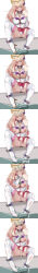 ahri_(league_of_legends) alternate_costume alternate_hair_color aware before_and_after black_sclera blonde_hair blush body_control boots breasts censored choker cjc4848 cleavage control_indicator corruption cum drool empty_eyes expressionless femsub fingering footjob green_eyes green_skin high_heels kitsune_girl large_breasts league_of_legends long_hair looking_at_viewer male_pov maledom masturbation nipples penis pink_eyes pov pov_dom pussy pussy_juice ruination sitting thick_thighs thighhighs thighs tongue tongue_out torn_clothes underwear undressing viego_(league_of_legends)