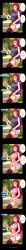  absurdres age_regression bow braid breasts complex_background crossed_eyes dialogue diaper drool earrings emi_yusa green_eyes happy_trance laughing lilith-fetish long_hair magic nipples pacifier piercing rattle red_hair scat skirt smile speech_bubble sword tears text the_devil_is_a_part-timer! thighhighs tongue tongue_out underboob urination weapon weblink 