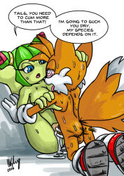  ass cosmo_the_seedrian cum cum_in_pussy femdom fox_boy furry green_hair legs_beside_head malesub miles_tails_prower monster_girl omegazuel penis plant_girl pussy ring_eyes sex sonic_the_hedgehog_(series) text tongue tongue_out vaginal 
