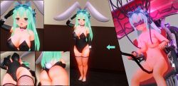  3d before_and_after blue_eyes bondage bottomless breasts bunny_ears bunny_girl bunnysuit buttfucker3000 cables chair collar cuffs custom_maid_3d_2 empty_eyes erect_nipples erect_nipples_under_clothes fishnets gloves green_hair huge_breasts long_hair multiple_views nipple_penetration nipples nude opera_gloves restrained ribbon saluting sex sitting standing standing_at_attention tech_control topless vaginal visor 