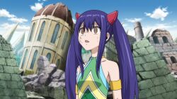  blue_hair empty_eyes fairy_tail femsub possession screenshot twintails wendy_marvell 