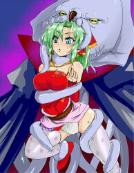 6rinne brain_injection breasts dungeons_and_dragons earrings femsub final_fantasy final_fantasy_vi green_hair jewelry large_breasts long_hair mind_flayer panties tentacles terra_branford underwear