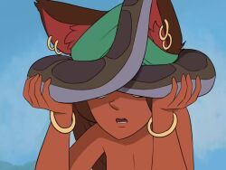  animated brown_hair cat_boy cat_ears cat_tail catalepsy closed_eyes coil_loop_walk coil_slide coils dark_skin disney earrings kaa kaa_eyes lairreverenteboladepelos loincloth long_hair male_only maledom malesub original penis siktaa_(character) sleeping sleepwalking smile snake snoring sound the_jungle_book turban undressing video voice_acted yaoi 