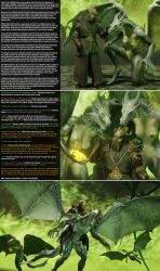 3d caption complex_background dialogue dragon femsub furry gloves green_background horns kruziikrel_(skyrim) maledom malesub mask miraak_(skyrim) multiple_subs relonikiv_(skyrim) robe sahrotaar_(skyrim) scalie size_difference tail text thalarynth_(manipper) the_elder_scrolls the_elder_scrolls_v wings