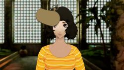  animated brown_eyes brown_hair dazed female_only femsub happy_trance pendulum persona_(series) persona_5 sadayo_kawakami short_hair spiral_eyes symbol_in_eyes tagme teacher video vynil 