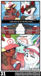  absurdres artifact_the_fox beanie black_sclera blue_eyes border breasts brown_hair bunny_girl cheating comic corruption dawn dialogue dog_girl drool english_text evil_smile eyelashes fellatio femsub fox_boy furry glowhorn group_sex hair_buns hair_clips hat hilda large_breasts large_penis looking_at_viewer lopunny magic maledom netorare nintendo nude open_mouth oral orange_eyes orgy penis phone pink_eyes pink_hair pokeball pokemon pokemon_(creature) red_hair ribbon rosa_(pokemon) rotom sex sharp_teeth shiny_skin signature simple_background smile smirk smug steam sylveon text tongue tongue_out vaporeon veins white_hair 