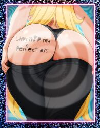 ass ass_focus blonde_hair cynthia femdom hypnotic_ass light_skin meguminx_(captioner) nintendo panties pokemon pov_sub ryuseiart spiral tagme yoga_pants
