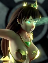  3d animated brown_hair clothed_exposure collarbone crown emerald_lazers expressionless femsub hair_ornament heavy_eyelids hypnotic_beam large_breasts lingerie long_hair necklace original queen queen_nathalia_(emerald_lazers) restrained ring_eyes tagme video 